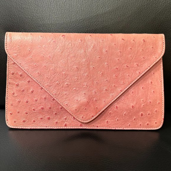 Jessica Jensen Leather Envelope Clutch - Picture 2 of 9